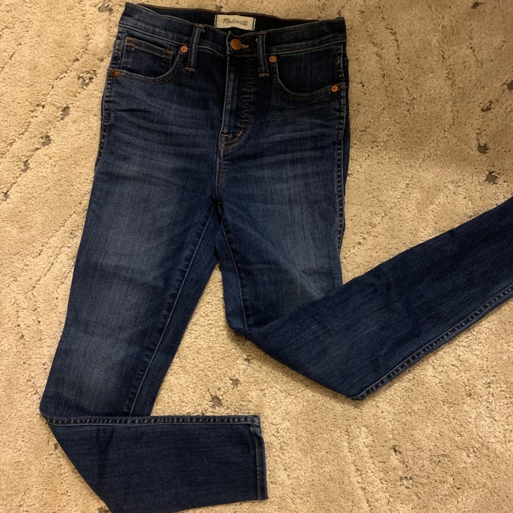 MADEWELL 10” HIGH RISE SKINNY JEANS SIZE 25